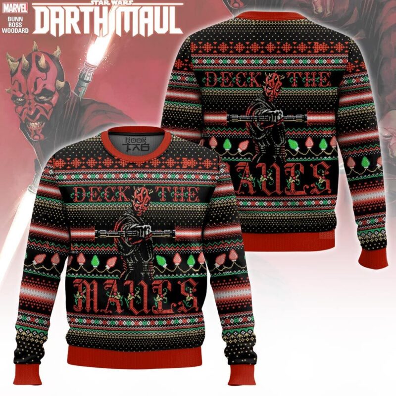 Darth Maul, Deck the Mauls, Christmas Ugly Sweater