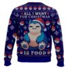 Snorlax Pokemon, All I Want for Christmas Is Food Ugly Sweater