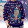 Snorlax Pokemon, All I Want for Christmas Is Food Ugly Sweater