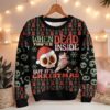 Skeleton "When you are dead inside but It's Christmas" Ugly Sweater