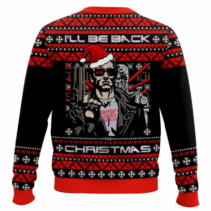 Terminator "I'll Be Back", A Very Cyber Christmas Ugly Sweater