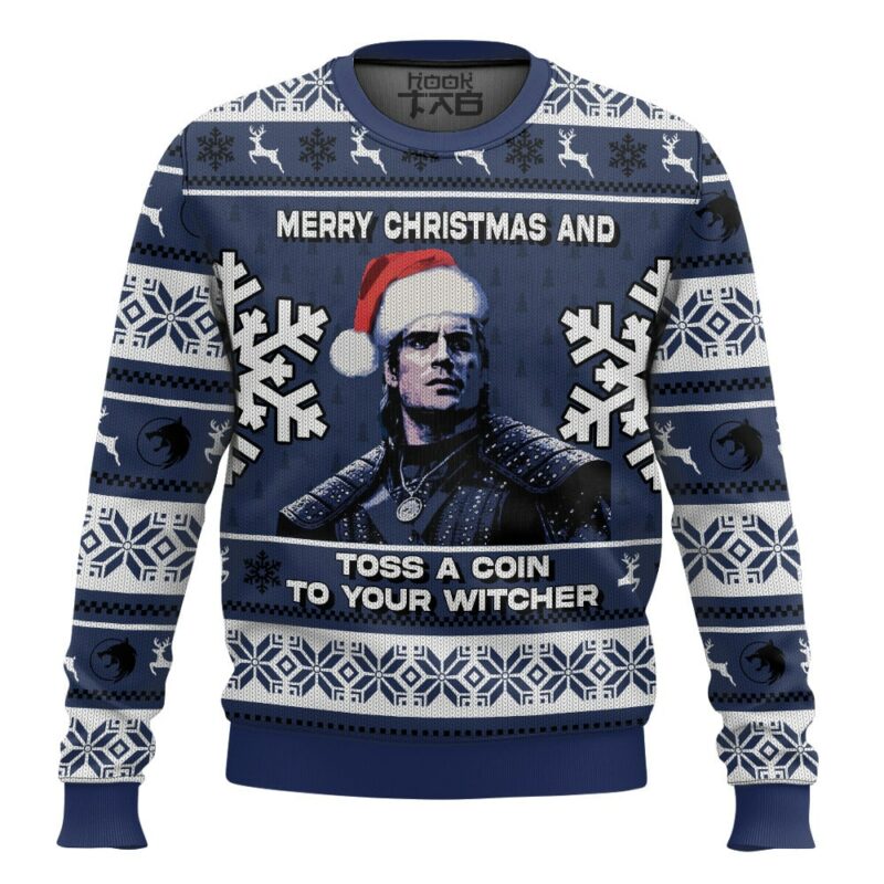 The Witcher, Toss A Coin to your Witcher Christmas Ugly Sweater