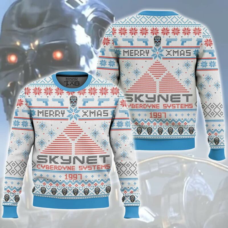 Terminator, Skynet Christmas Ugly Sweater