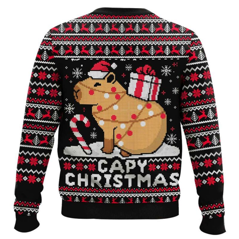 Capybara Ugly Christmas Sweater