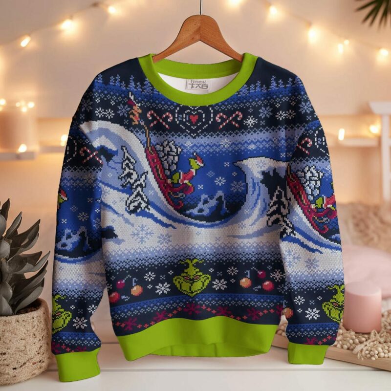 Grinch, Cuddly as a Cactus Christmas Ugly Sweater