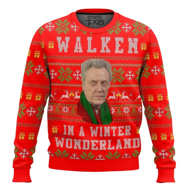 Walken In A Winter Wonderland, Christmas Ugly Sweater