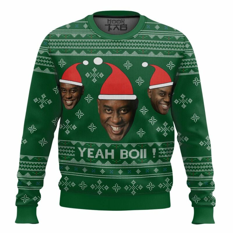 Ainsley Harriot meme "Yeah Boi", Christmas Ugly Sweater