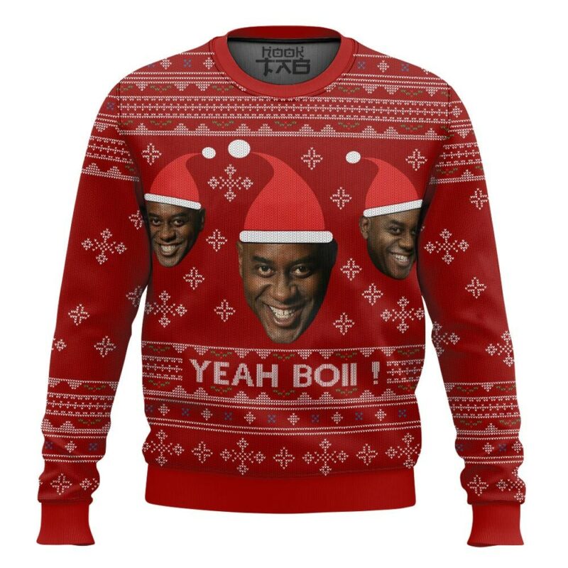 Ainsley Harriot meme "Yeah Boi", Christmas Ugly Sweater