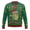 Shrek Merry Shrekmas Ugly Sweater Style Christmas