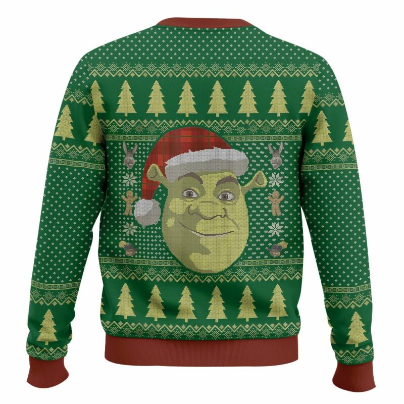 Shrek Merry Shrekmas Ugly Sweater Style Christmas