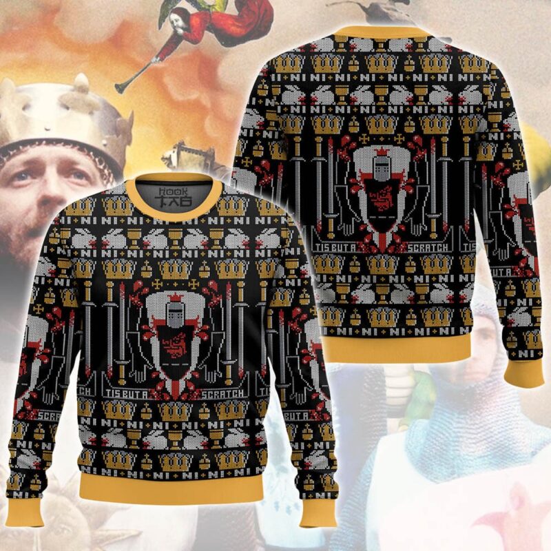 I'll Bite Ya Legs, Monty Python and the Holy Grail Christmas Ugly Sweater