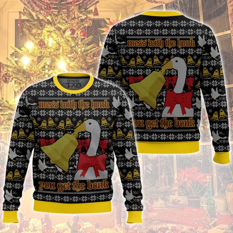 The Goose gets the bonk Christmas ugly Sweater