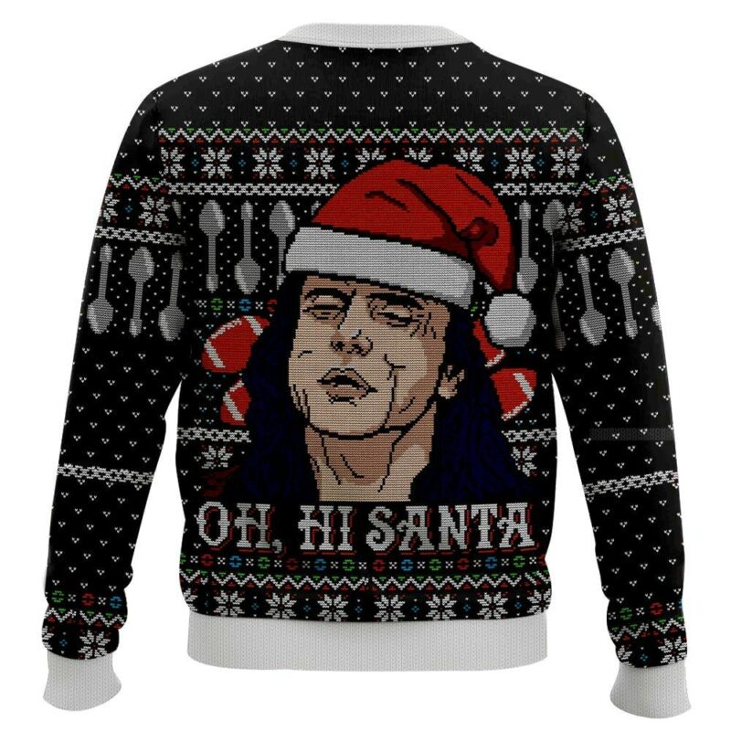 Tommy Wiseau Oh Hi, Santa Christmas Ugly Sweater