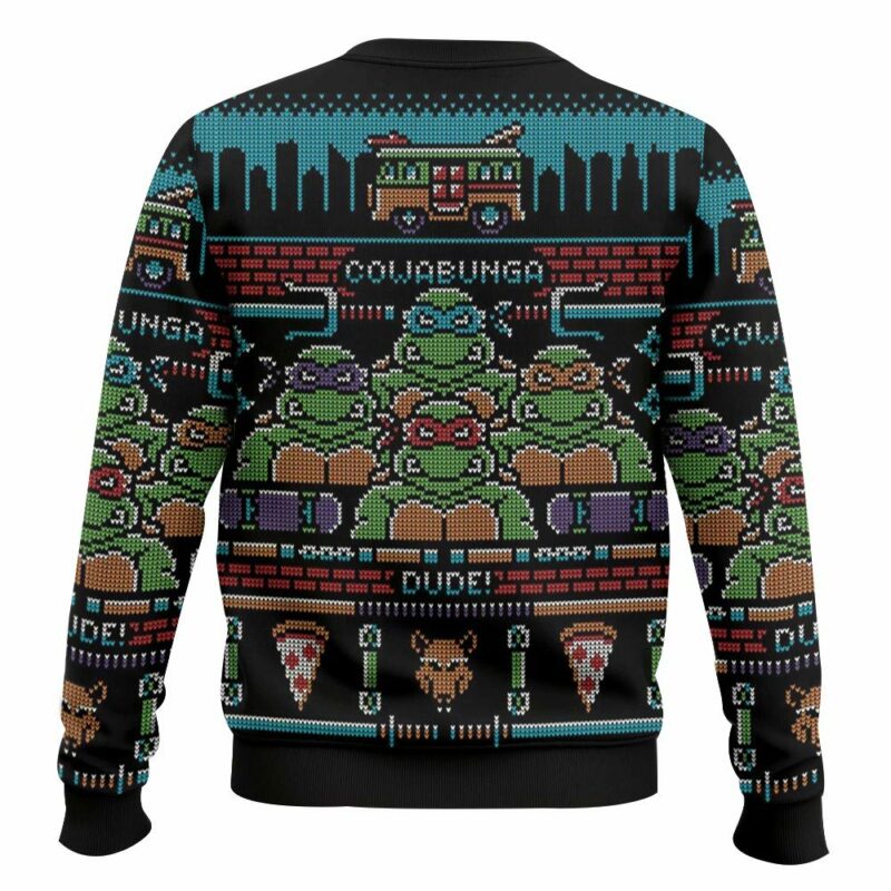 Mutant Ninja Turtles, Cowabunga Dude Christmas Ugly Sweater ANDY260924TTT6