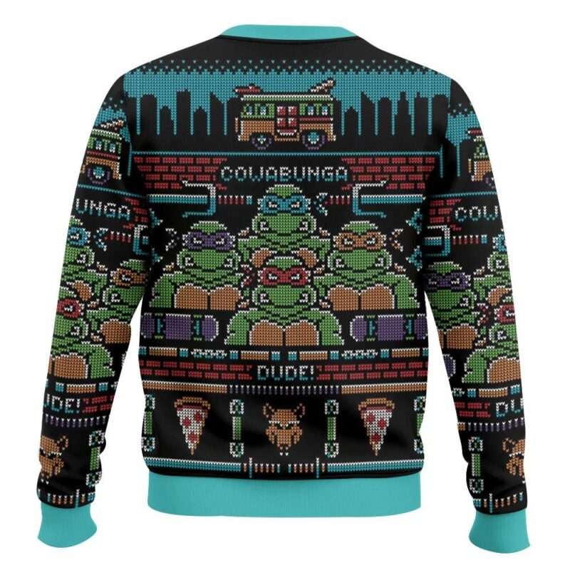 Mutant Ninja Turtles, Cowabunga Dude Christmas Ugly Sweater ANDY260924TTT6