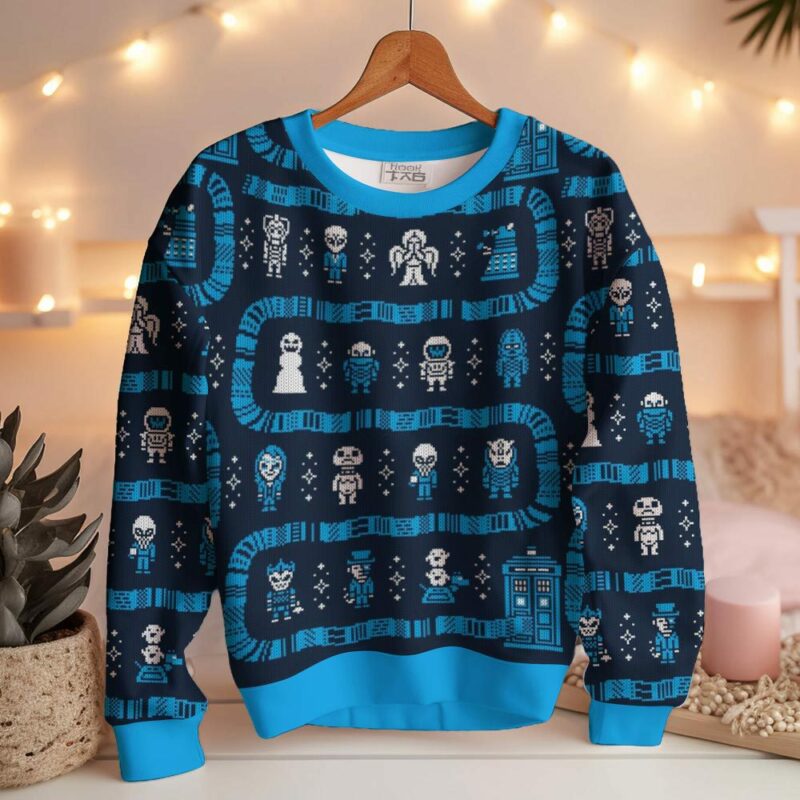 Doctor Who, Who's Outside Christmas Ugly Sweater