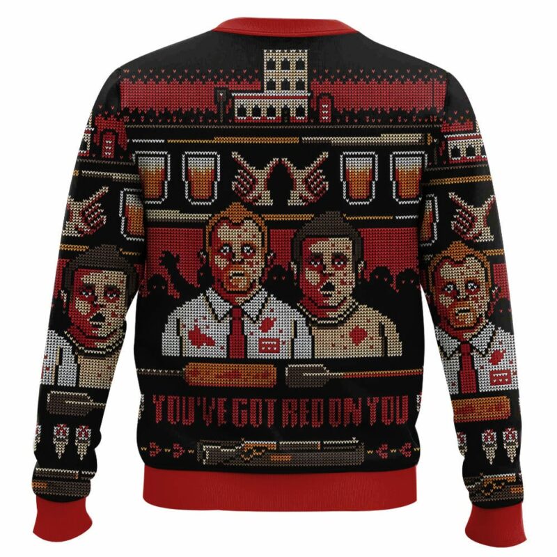 Shaun of the Dead, You've Got Red on You Christmas Ugly Sweater