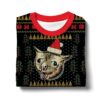 Coughing Cat Meme Ugly Christmas Sweater