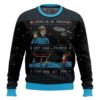 Star Trek, Beam Up Santa Christmas Ugly Sweater