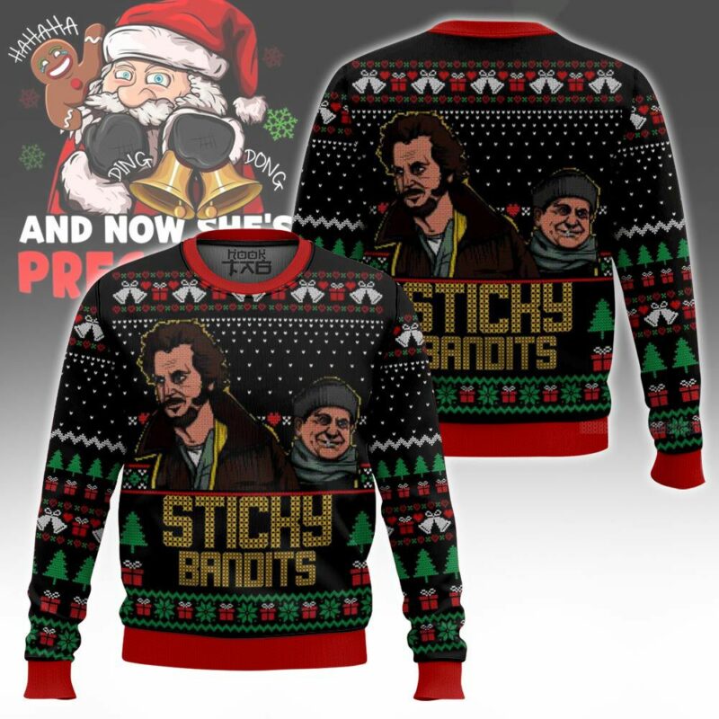 Home Alone, Sticky Bandits Ugly Christmas Sweater