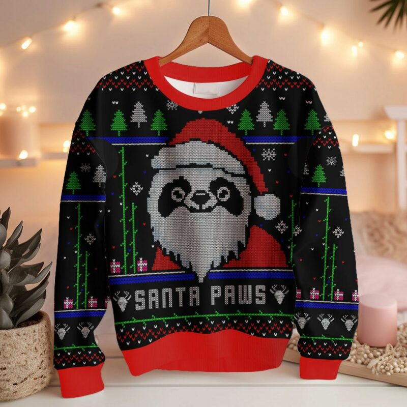 Santa Paws Christmas Ugly Sweater