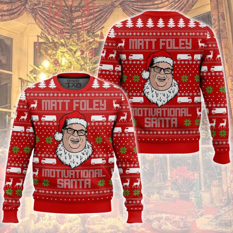 Matt Foley, Saturday Night Live Motivational Santa Christmas Ugly Sweater