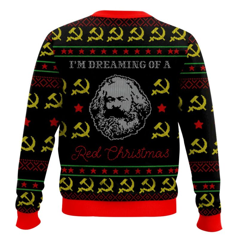 Karl Marx - I'm dreaming of a red Christmas, Ugly Sweater