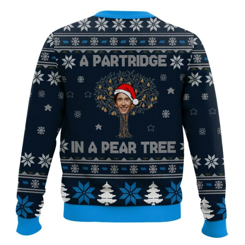 Alan Partridge In A Pear Tree Christmas Ugly Sweater