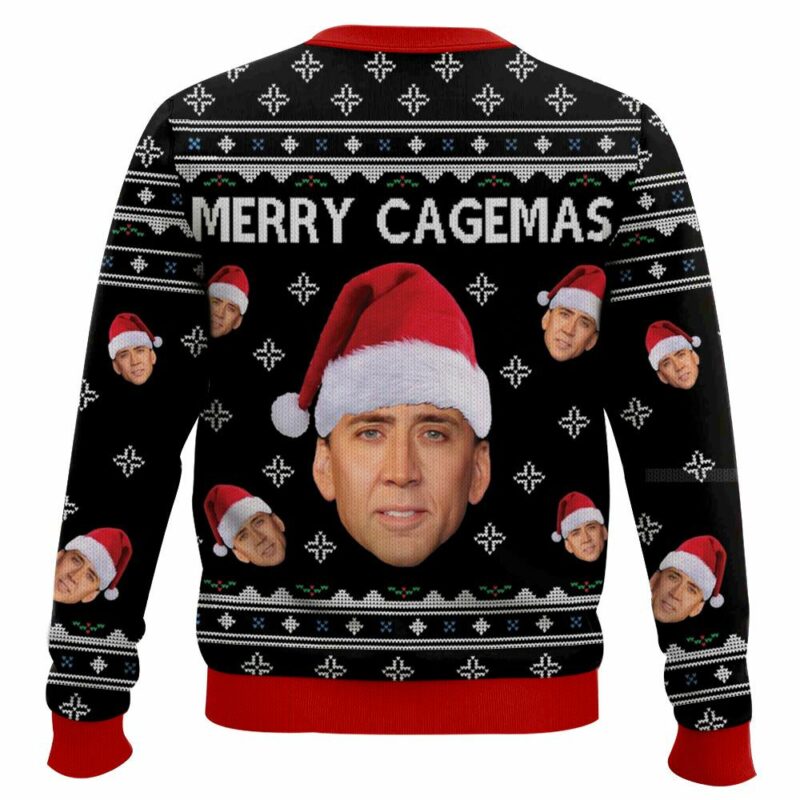 Merry Cagemas, Nicolas Cage, Christmas Ugly Sweater