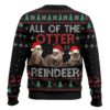 All Of Otter Reindeer Christmas Ugly Sweater