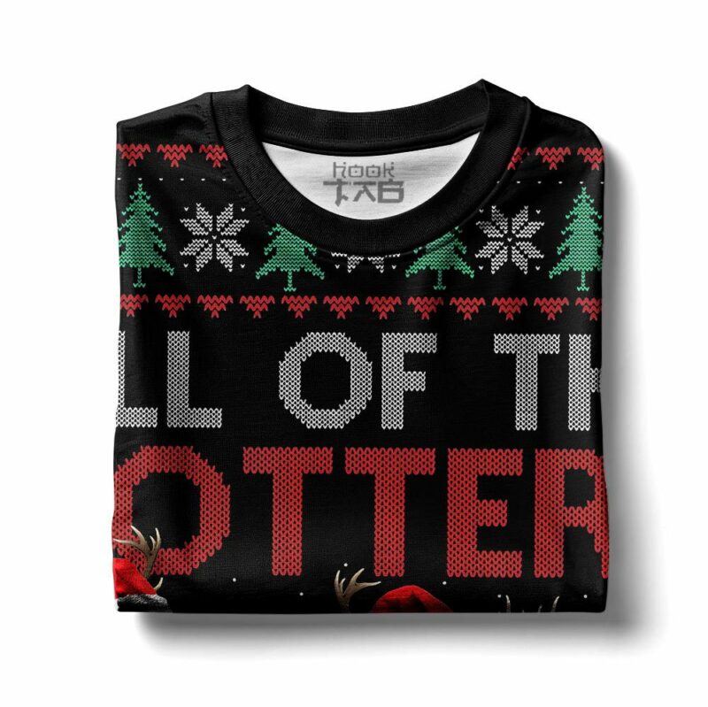 All Of Otter Reindeer Christmas Ugly Sweater