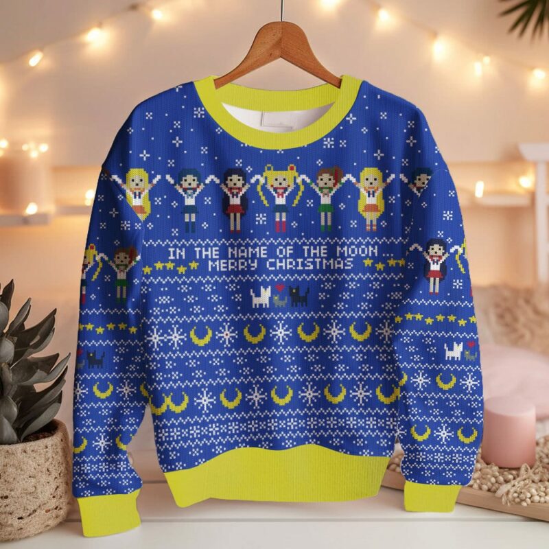 Sailor Moon, In the name of the moon, Christmas Ugly Sweater