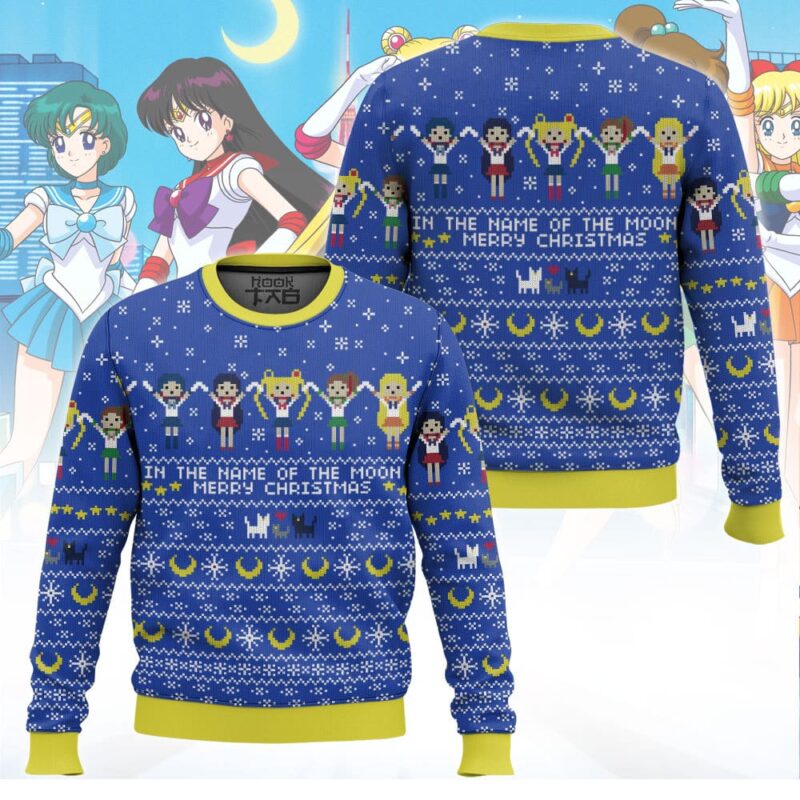 Sailor Moon, In the name of the moon, Christmas Ugly Sweater