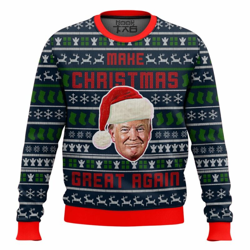 Trump Make Christmas Great Again Ugly Christmas Sweater