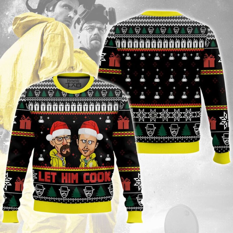 Breaking Bad "Let Him Cook" Christmas Ugly Sweater