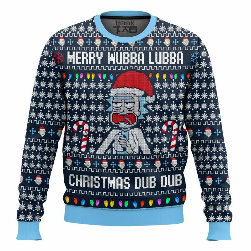 Rick Merry Wubba Lubba Christmas Ugly Sweater