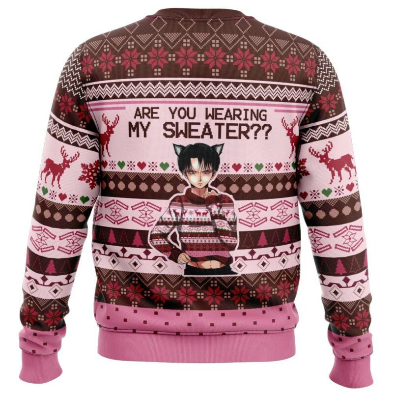 Are You Wearing My Sweater? Levi Attack on Titan Ugly Christmas Sweater