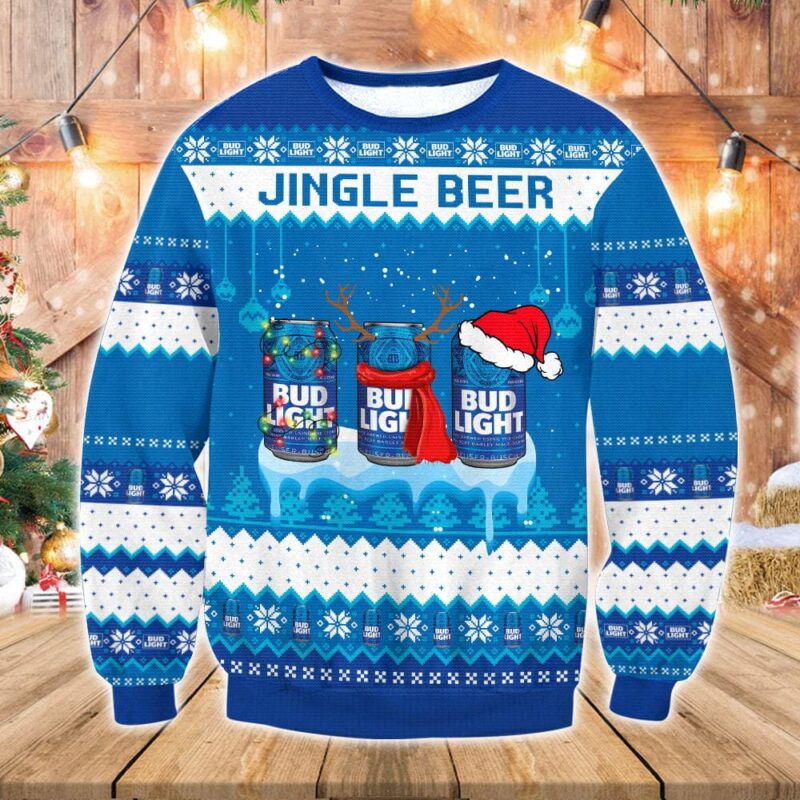 Bud Light Jingle Beer Ugly Sweater