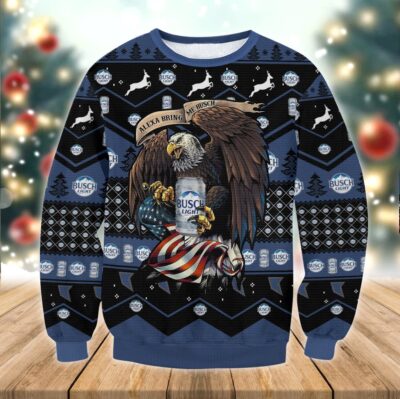 Busch Light Eagle Ugly Sweater