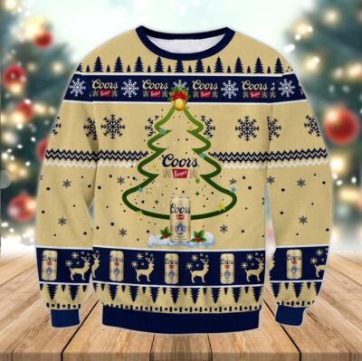 Coors Banquet Christmas Tree Ugly Sweater