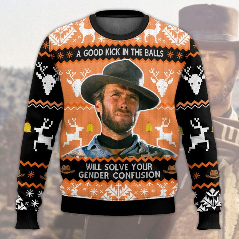 Clint Eastwood Ugly Sweater