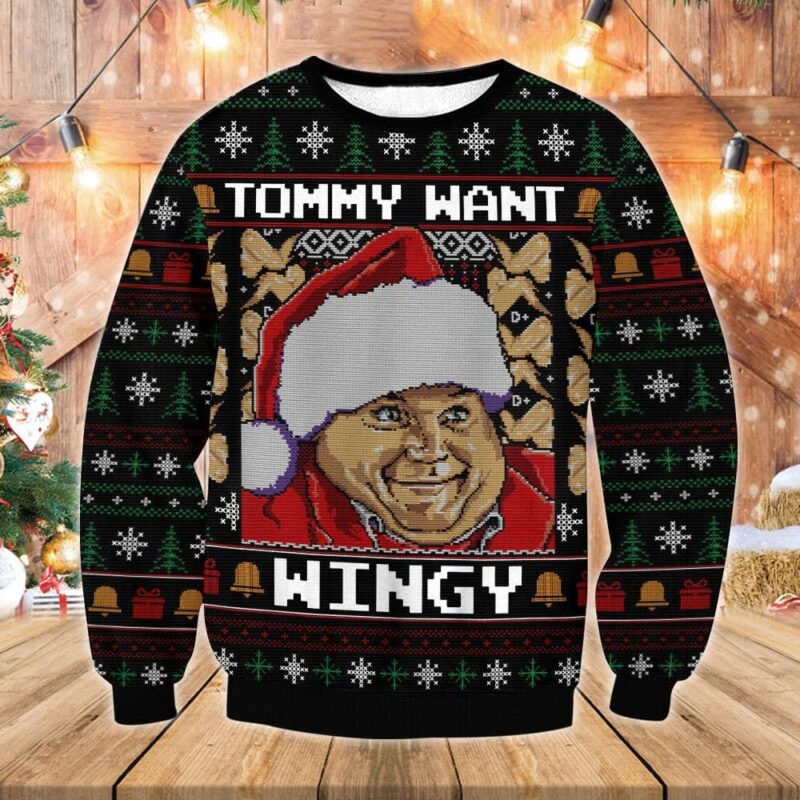 Ho Ho Holy Schnikes Chris Farley Ugly Christmas Sweater