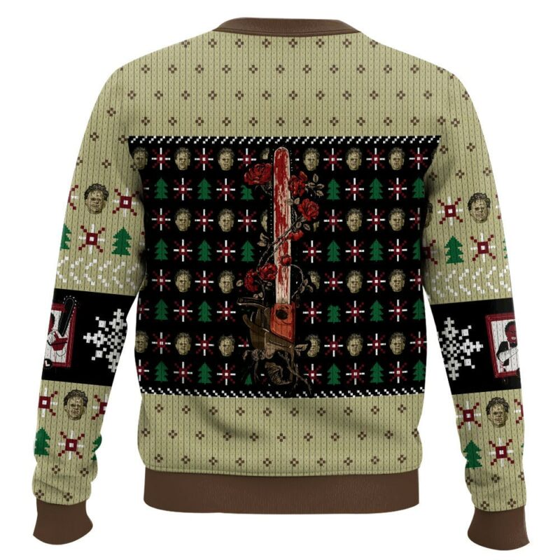 Keep Calm The Texas Chain Saw Massacre Horror Ugly Sweater