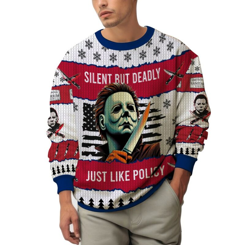 Silent But Deadly Halloween 1978 Horror Ugly Sweater