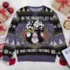 Disney Villains On The Naughty List Ugly Sweater