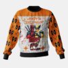 Deadpool Wolverine Halloween Ugly Sweater