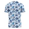 Blue Pattern Cartoon Characters T Shirt