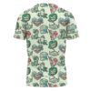 Green Pattern Cartoon Characters T Shirt