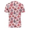 Red Pattern Cartoon Characters T Shirt