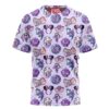 Purple Pattern Cartoon Characters T Shirt